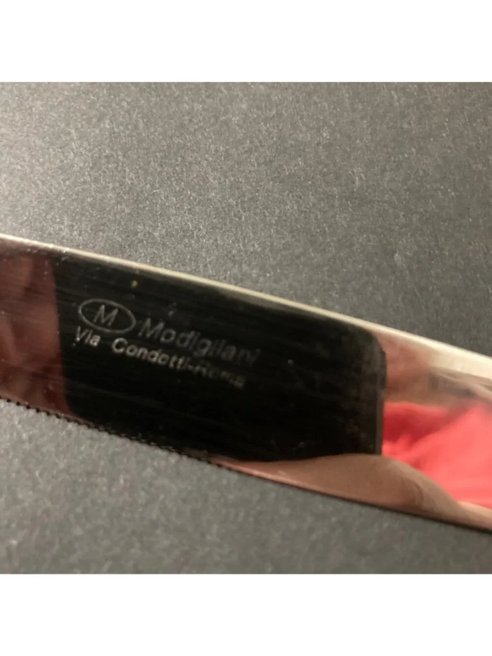 Set Of 6 Modigliani Stainless Steel Knives With Brown Handles